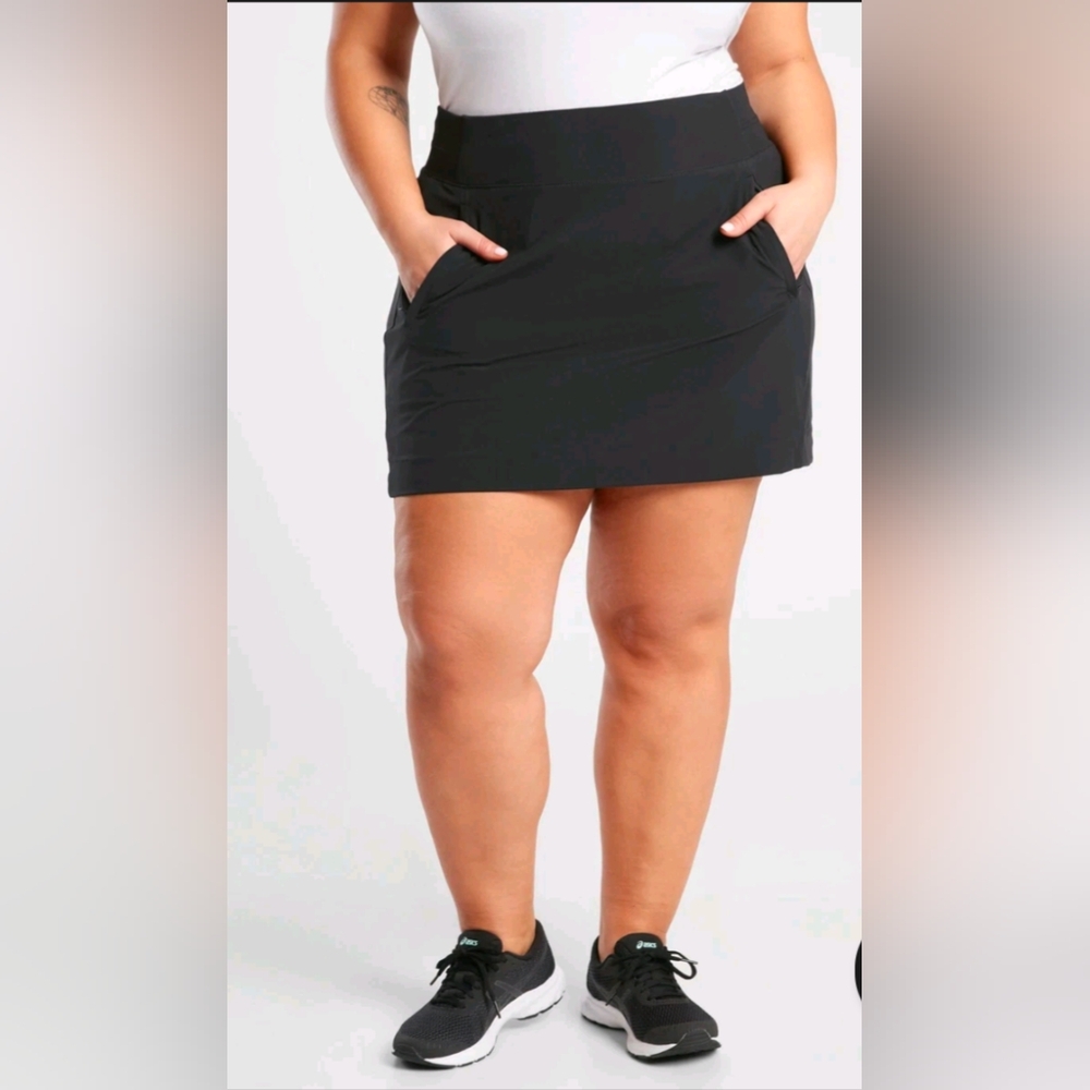 Athleta Women's Plus Size Black Brooklyn Athletic Skort